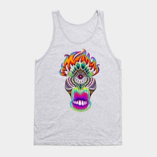 Flaming eye Tank Top